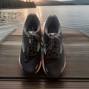 Brooks Womens Ghost 14 1203561B026 Black Peach Road Running Shoes Size 8 Medium🔥